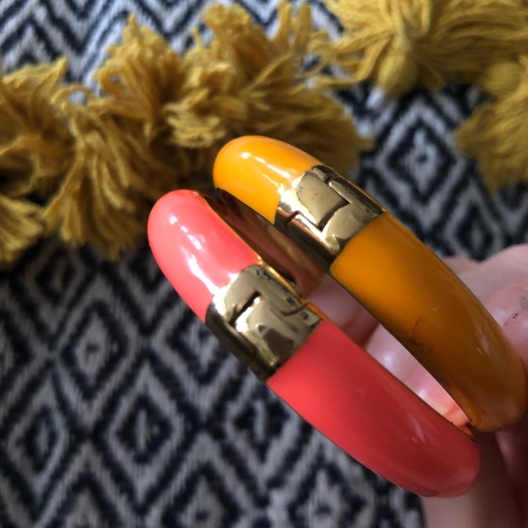 Jcrew Bangles Set 🧡💖 - Picture 4 of 5